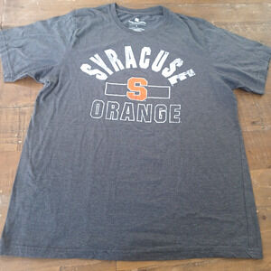 🍊 Syracuse Orange Men’s Colosseum Gray Logo T-Shirt Large